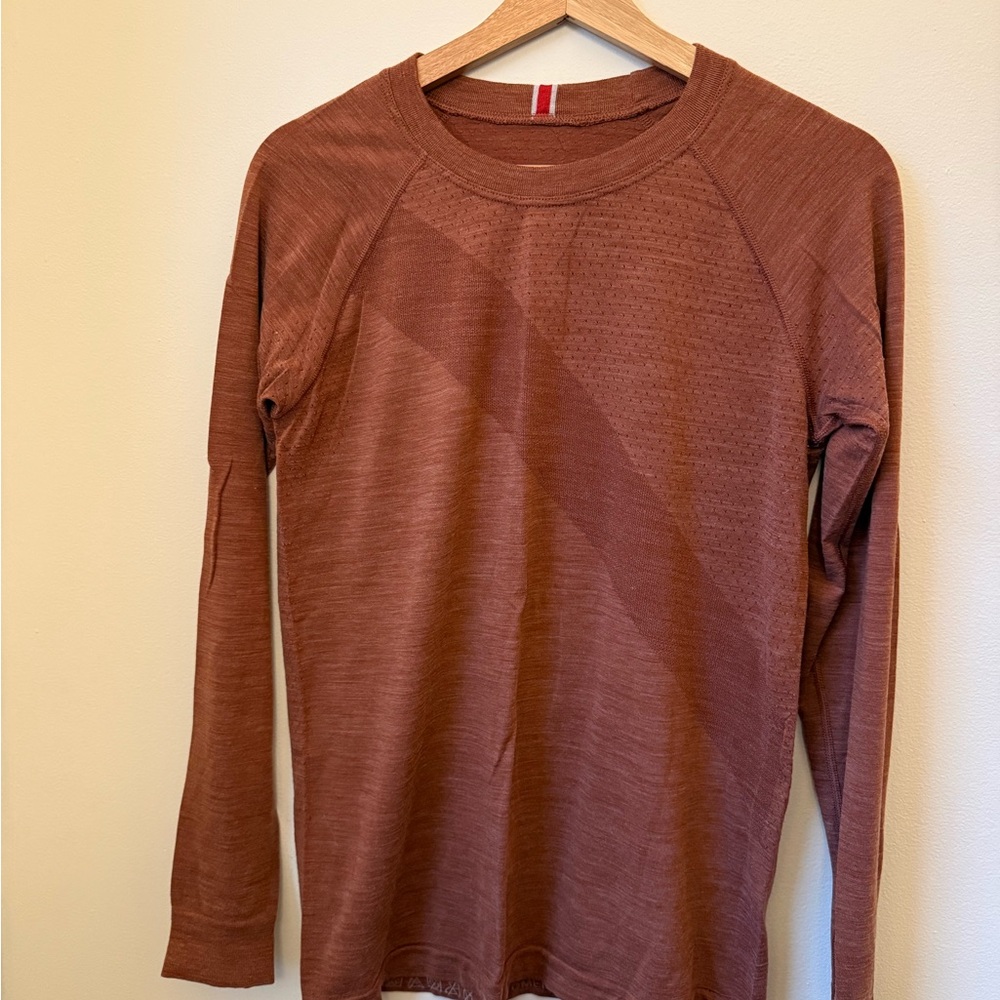Tracksmith Women’s Brighton Base Layer Long Sleeve Running Top L